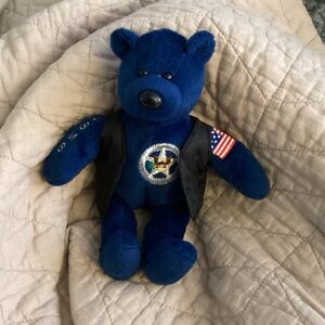 "Beanie Baby" Style US Marshal Bear